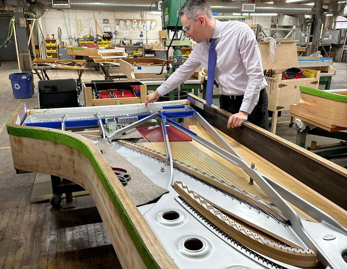 Steinway & Sons Factory Tour highlight